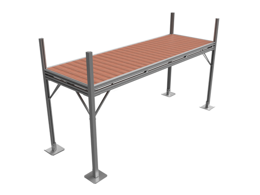L4 Standing Leg Dock 4x12