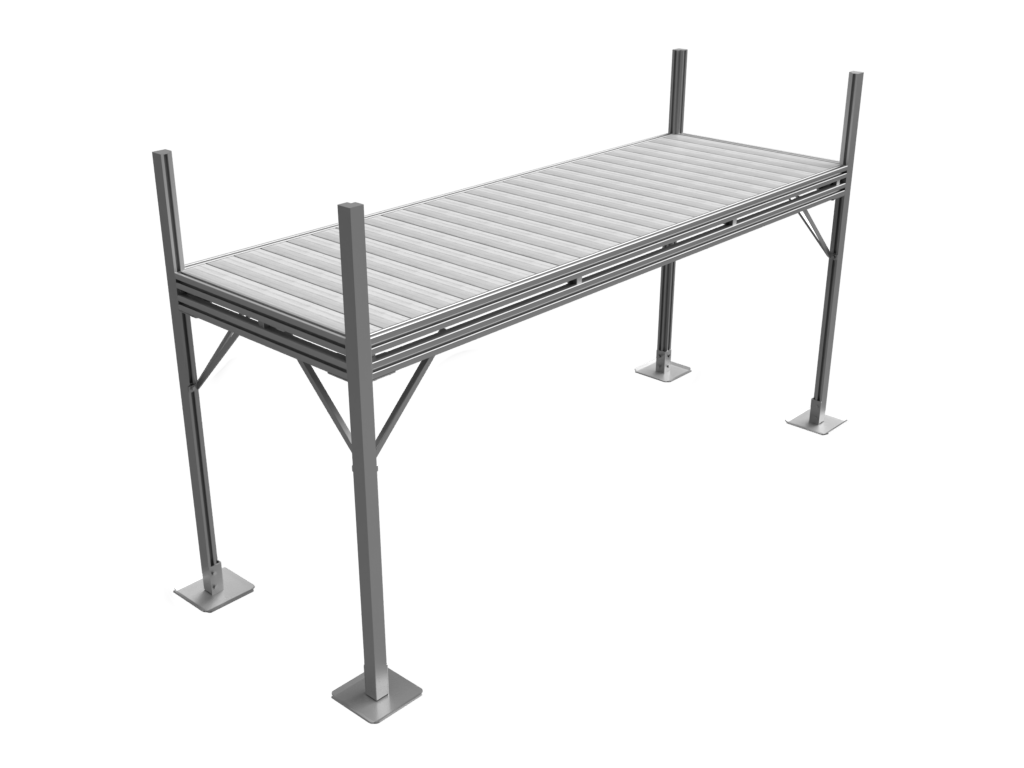 L4 Standing Leg Dock 4x12