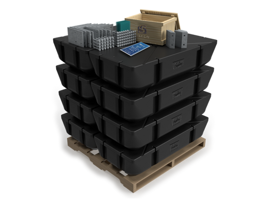 Seaco Wood Dock Kit 8x20'  (8 Floats)