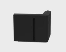 Corner Cushion DCBM24 Blow Molded (Black) (Bumper)