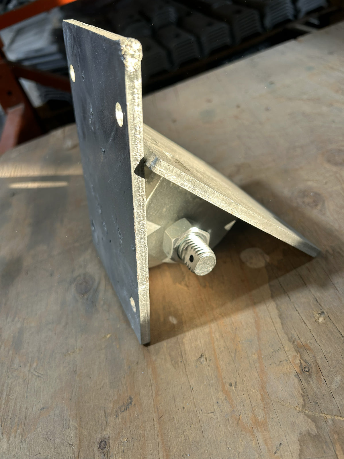 L4 Ramp to Heavy Duty Wood Dock Hinge Assembly (Includes L4 attachments)